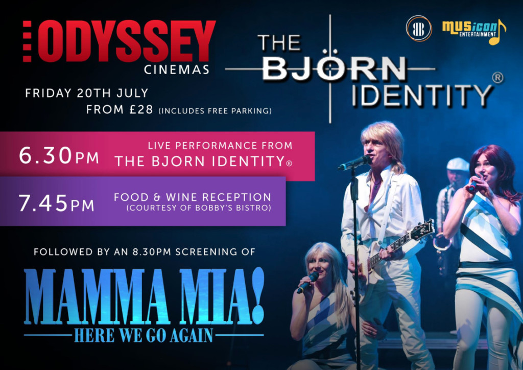 Abba Tribute show and Mamma Mia live screen