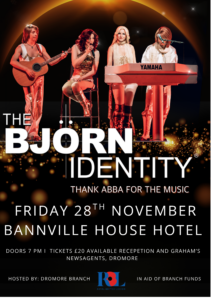 The Bjorn Identity Abba Tribute – Fundraiser Banville Hotel